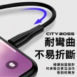【CityBoss】Type-C To USB充電線 120cm傳輸線 QC3.0 安卓閃充線(適用iPhone 三星 OPPO  SONY)