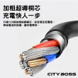 【CityBoss】Type-C To USB充電線 120cm傳輸線 QC3.0 安卓閃充線(適用iPhone 三星 OPPO  SONY)