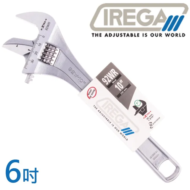 【IREGA】92WR管鉗兩用活動板手-6吋(92WR-150)