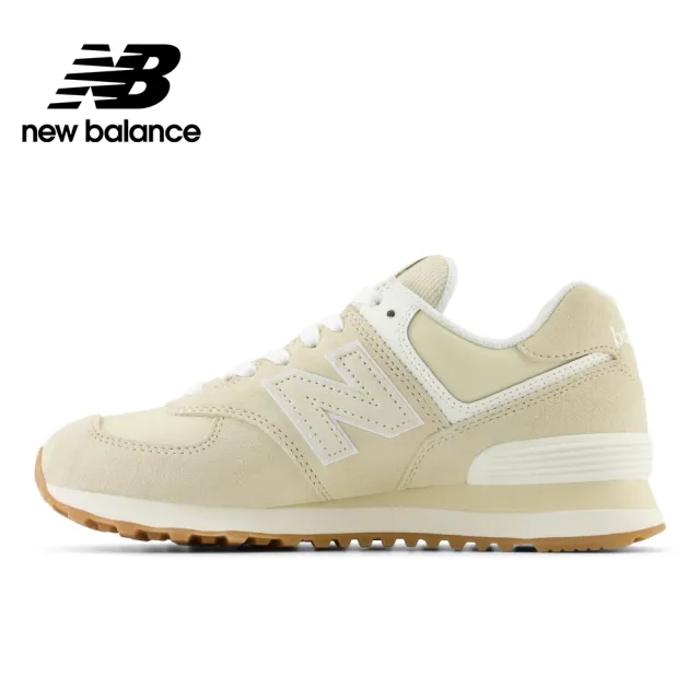 【NEW BALANCE】NB 復古鞋/運動鞋_女性_奶茶杏_WL574QB2-B