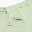 【OUWEY 歐薇】時尚嫩綠經典斜紋西裝直筒褲(淺綠色；S-L；3223136406)