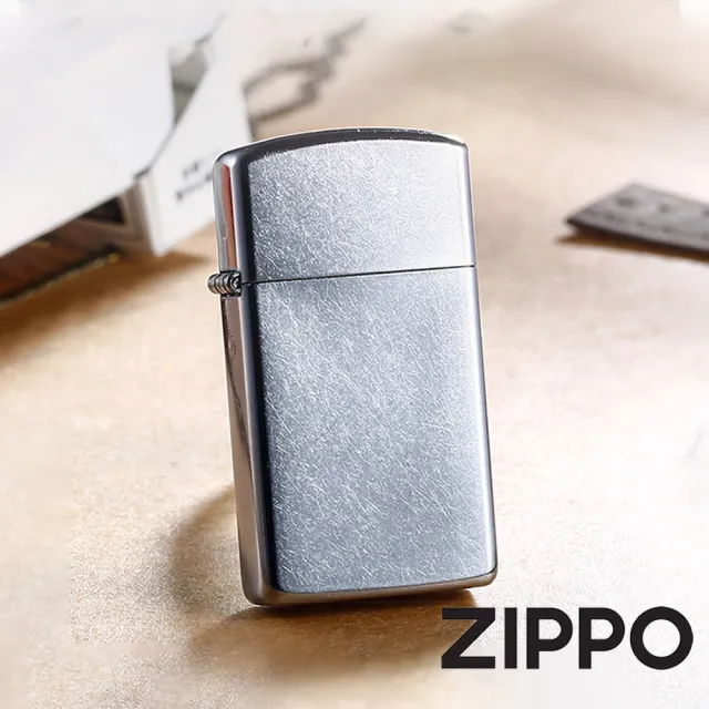 【Zippo官方直營】經典花紗-窄版防風打火機(美國防風打火機)