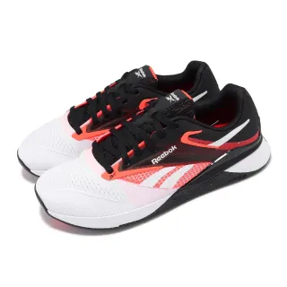 【REEBOK】訓練鞋 Nano X4 男鞋 女鞋 白 黑 橘 支撐 緩衝 多功能 健身 重訓 運動鞋(100074684)