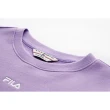 【FILA官方直營】#幻遊世界 女款 純棉短袖圓領T恤-粉紫(5TEY-1431-PL)