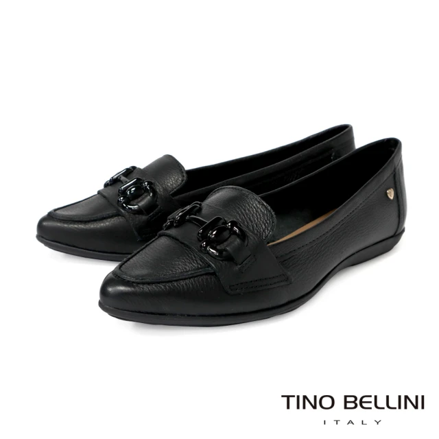 TINO BELLINI 貝里尼 巴西進口馬銜扣尖頭樂福鞋F