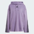 【adidas 愛迪達】上衣 女款 長袖上衣 帽T 運動 W FI 3S HOODIE 紫 IL3023(S2269)