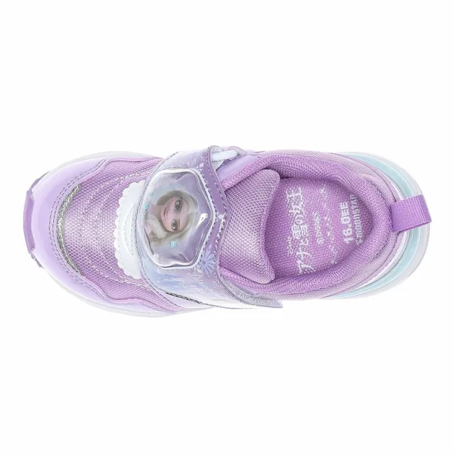 【MOONSTAR 月星】童鞋迪士尼冰雪奇緣電燈鞋(紫、白紫、藍)