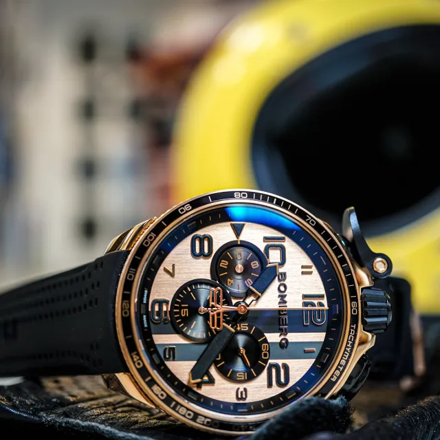 【BOMBERG】炸彈錶 BOLT-68系列 Racing SPA 賽車計時手錶(BS45CHPG.059-19-12)