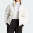 【adidas 愛迪達】OG Short Vegan Puffer 女款 白色 鋪棉 蓬鬆感 保暖 外套 IJ8236