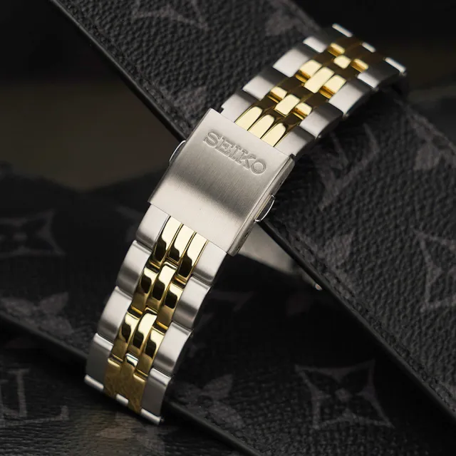 【SEIKO 精工】CS系列金色熊貓錶三眼計時手錶-41.5mm 520禮物 送禮(SSB430P1/8T63-00W0KS)