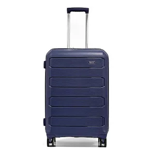 【KANGOL】英國袋鼠24吋輕量耐磨可加大PP行李箱-多色可選