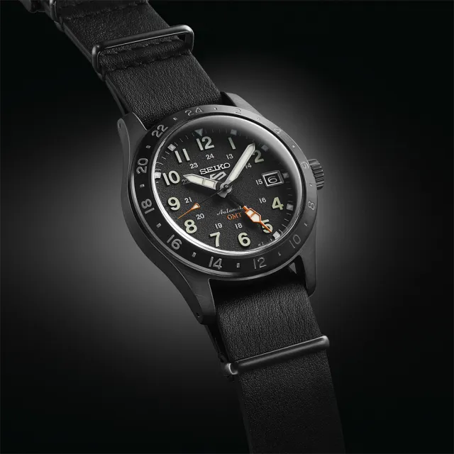 【SEIKO 精工】5 Sports Field系列 GMT機械腕錶 SK038  -39.4mm(SSK025K1/4R34-00C0C)