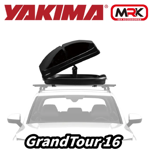 【YAKIMA】GrandTour 16 450L 行李箱 車頂箱 亮黑色(200x89x43cm)