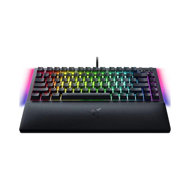 【Razer 雷蛇】BlackWidow V4 75% 黑寡婦蜘幻彩版有線電競鍵盤/英文(機械軸/觸感式)