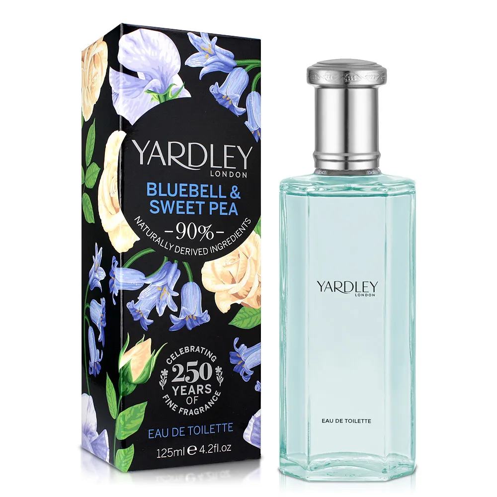 即期品【YARDLEY  雅麗】風信子&甜豆淡香水125ml(專櫃公司貨-效期至2025.09)