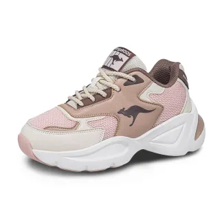 【KangaROOS】女鞋 LOFTY 大人感奶霜鞋 增高厚底 舒適輕盈(咖/粉-KW41253)