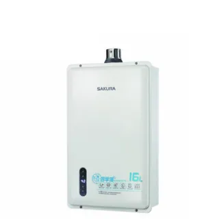 【SAKURA 櫻花】16公升強制排氣DH-1635F熱水器FE式LPG桶裝瓦斯(DH-1635EL基本安裝)