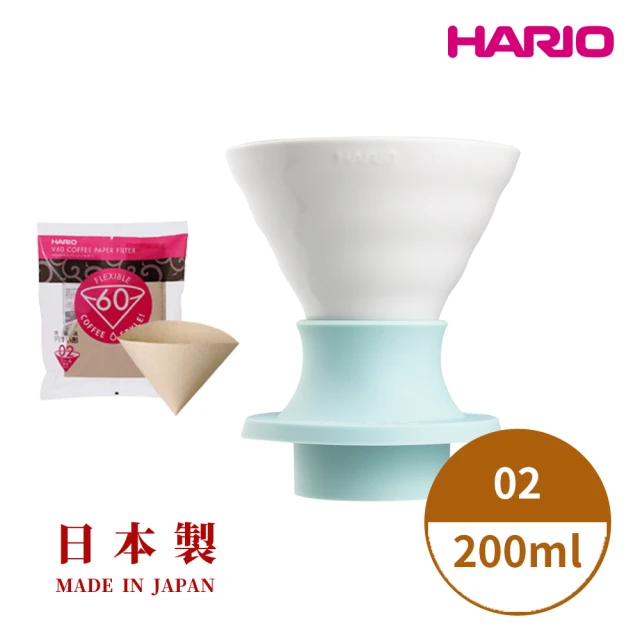 HARIO 陶作坊 VDCF-02-BR 老岩泥 錐形濾杯 