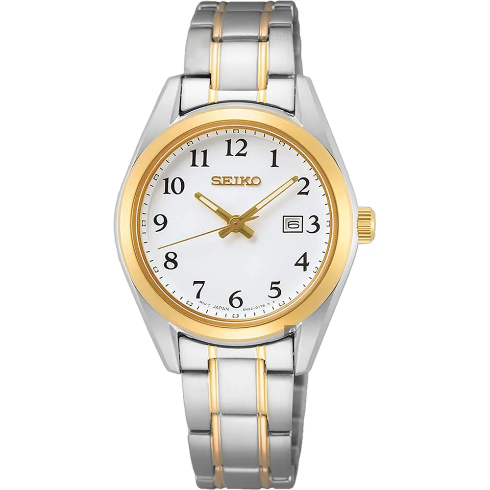 【SEIKO 精工】CS 城市簡約女錶 520送禮 禮物(SUR466P1/6N22-00P0KS)