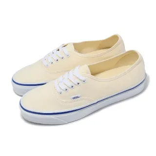 【VANS】休閒鞋 Authentic Reissue 44 男鞋 女鞋 米白 藍 帆布 板鞋 情侶鞋(VN000CQAOFW)