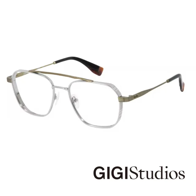 【GIGI Studios】經典高級 飛行框鈦製光學眼鏡(- CEZANNE)