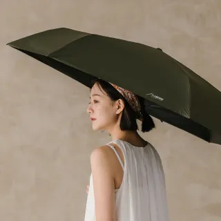 【rento】碳纖輕量黑膠晴雨傘-松葉(碳纖傘骨 日系傘 黑膠傘 防曬 降溫  抗UV)