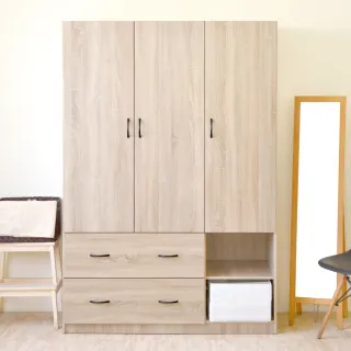 【HOPMA】白色美背享樂雙桿大容量衣櫃 台灣製造 衣櫥 臥室收納 大容量置物