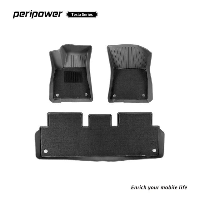 peripowerperipower PI-04 Tesla 系列-車內腳踏墊(適用於 Model ３)