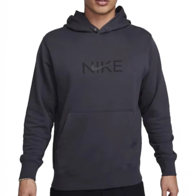 NIKE 耐吉 上衣 男款 長袖上衣 帽T 運動 AS M NSW HOODIE PO FT I2SP 灰 FZ4765-060