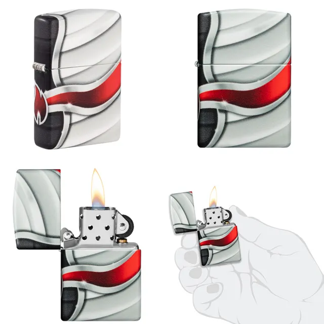 【Zippo官方直營】經典火焰環繞設計防風打火機(美國防風打火機)