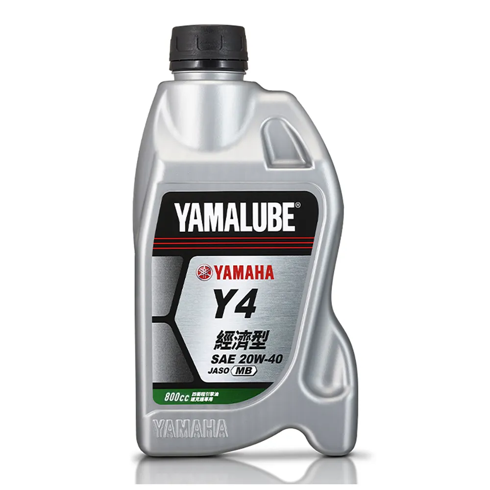 【YAMAHA 山葉】Y4 20W-40四行程機油 800cc(經濟型 6入組 YAMALUBE 新包裝)