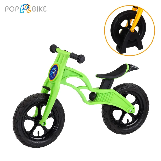 【BabyTiger虎兒寶】POPBIKE兒童充氣輪胎滑步車-AIR充氣胎+置車架