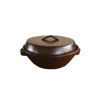 【4TH MARKET】日本製8號日式湯鍋/土鍋-咖啡-2000ML(日本製 陶鍋 土鍋)