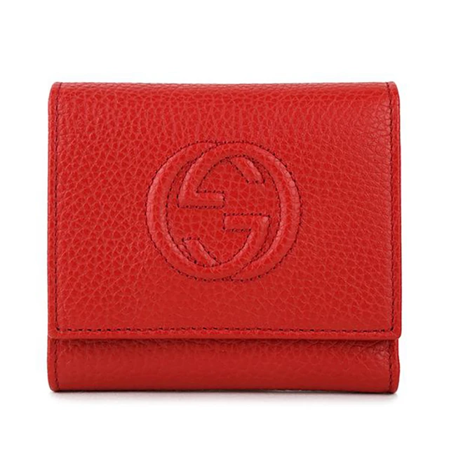 GUCCI 古馳 598207 經典雙G SOHO系列荔枝紋