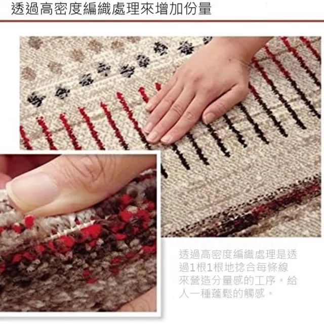 【IKEHIKO】波斯風絨毯 maria 133x190cm 質地柔軟耐髒耐磨 展現土耳其
