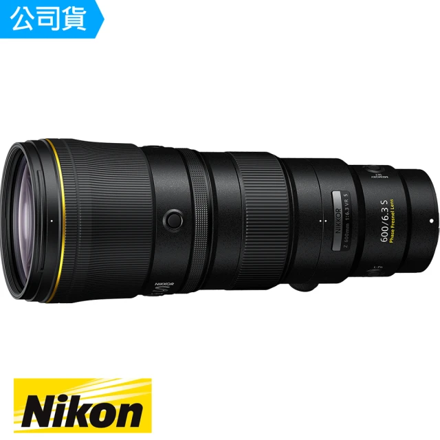 Nikon 尼康 NIKKOR Z 600mm f/6.3 VR S(總代理公司貨)