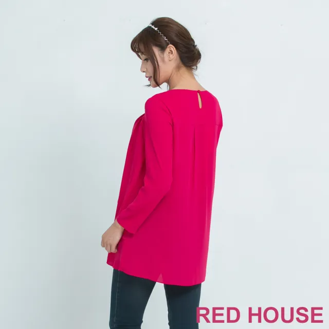 【RED HOUSE 蕾赫斯】波浪長版上衣(共2色)