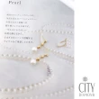 【City Diamond 引雅】『光明淚』18K日本AKOYA珍珠黃K金星星造型長掛耳環(東京Yuki系列)