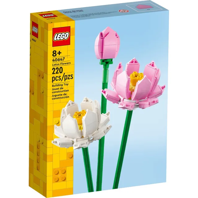 【LEGO 樂高】LT40647 Flowers系列 - Lotus Flowers