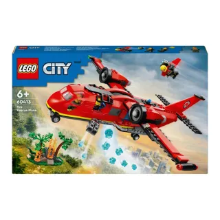 【LEGO 樂高】60413 City城市系列 消防救援飛機(積木 模型 交通工具)