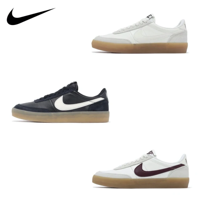 NIKE 耐吉 W Nike Killshot 2 奶油白/黑白/酒紅勾勾 焦糖底 滑板鞋 FZ5630-101/FZ5630-001/FZ5630-103