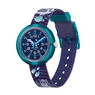 【Flik Flak】兒童手錶 TAKE ME TO SPACE 瑞士錶 兒童錶 手錶 編織錶帶(31.85mm)