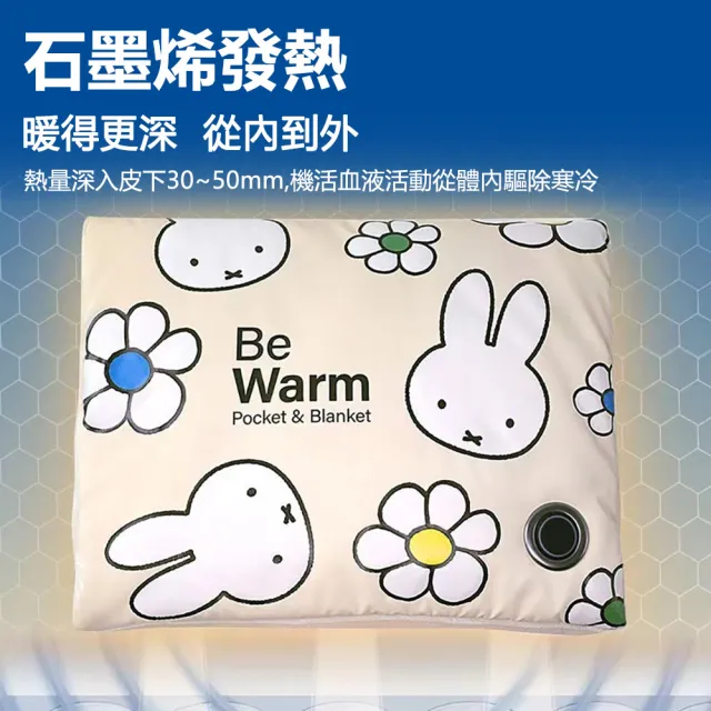 【miffy x MiPOW】米菲石墨烯暖手袋MM04