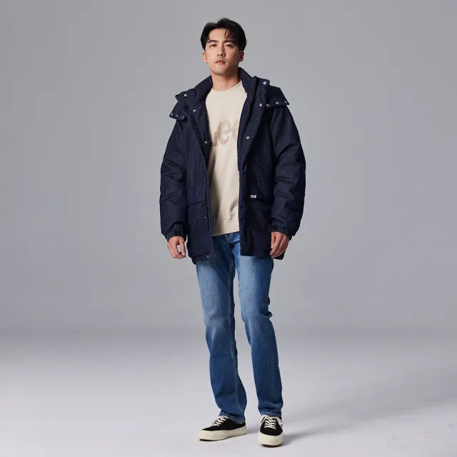 【Lee】男裝 牛仔褲 / 726 中腰標準直筒 中藍洗水(LB317077662)