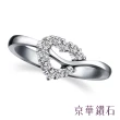 【Emperor Diamond 京華鑽石】18K金 共0.16克拉 鑽石戒指 甜心愛(心型)
