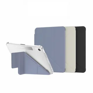 【SwitchEasy 魚骨牌】iPad mini 6 8.3吋 Origami Nude 多角度支架保護套(皮革內襯 耐髒防滑)