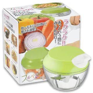 【下村工業】日本製 手拉式蔬菜調理器組｜神奇廚房小工具(FV-652)