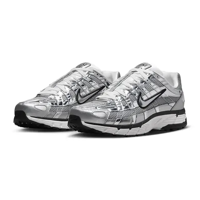 【NIKE 耐吉】Nike P-6000 復古鞋 黑銀 復古 金屬 Y2K 男鞋 休閒鞋 慢跑鞋 CN0149-001