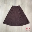 【2CV】現貨 冬新品 立體直紋傘擺針織長裙QD037