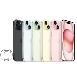 【Apple】iPhone 15 Plus(256G/6.7吋)(超值殼貼組)